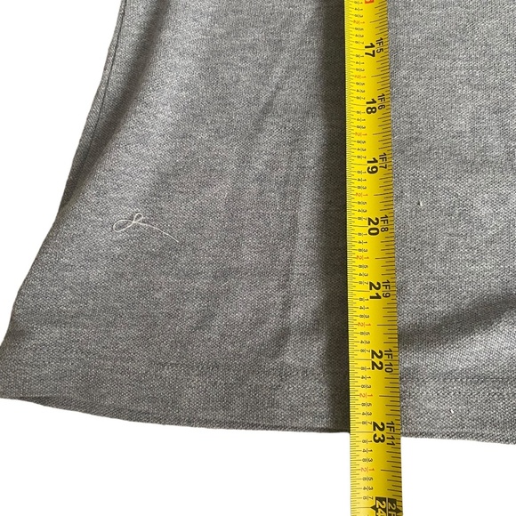 Burberry brit nova check short sleeve top polo t-shirt gray S/P - Picture 9 of 11